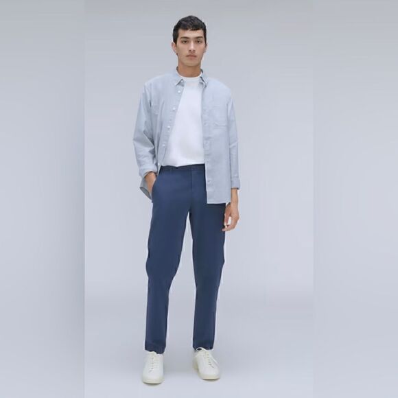 NWT Everlane The Performance Chino | Uniform Slim Fit Insignia Blue Size 31 X 34 - Picture 12 of 12